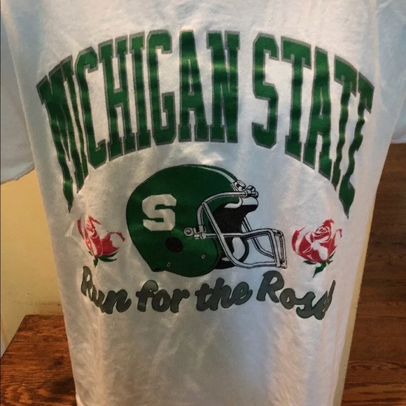 Vintage Michigan State Rose Bowl T shirt Large - Picture 2 of 5